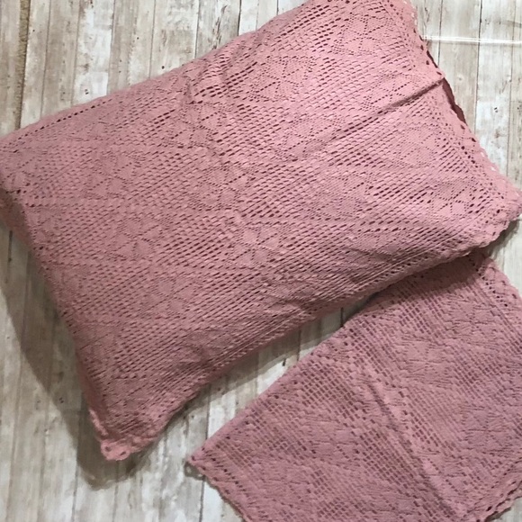 Other - New Two Pink Standard Pillow Covers